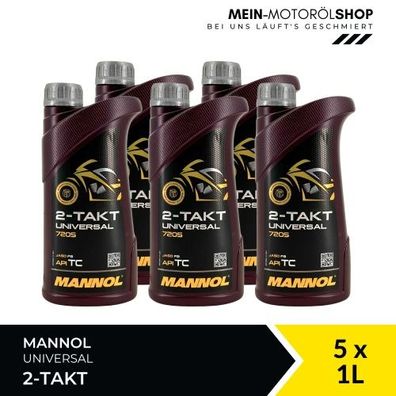 Mannol 2-Takt Universal 5x1 Liter