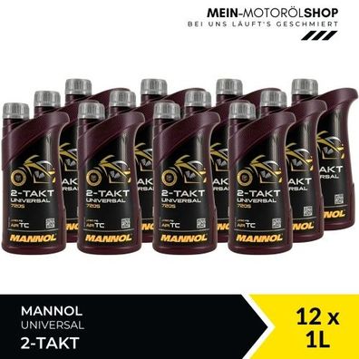 Mannol 2-Takt Universal 12x1 Liter