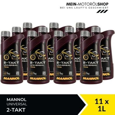 Mannol 2-Takt Universal 11x1 Liter