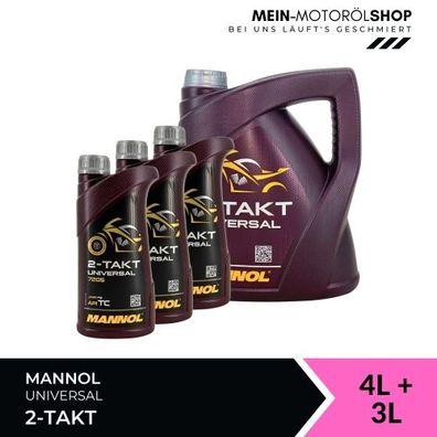 Mannol 2-Takt Universal 4 + 3 Liter