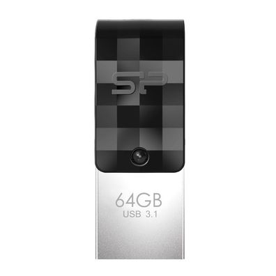 Silicon Power SP064GBUC3C31V1K USB-Stick 64GB Silicon Power USB 3.1 C31 Black