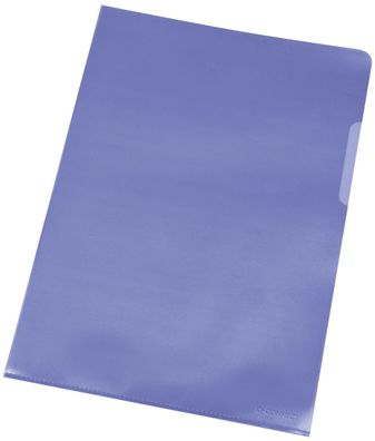 Q-Connect® KF00307 Sichthülle - A4, 120 mym, genarbt blau, 100 Stück