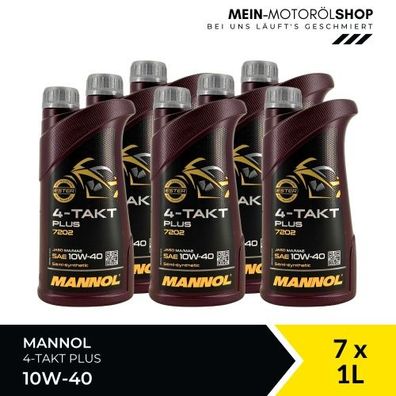 Mannol 4-Takt Plus 10W-40 7x1 Liter