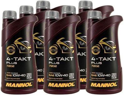 Mannol 4-Takt Plus 10W-40 7x1 Liter