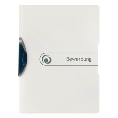 Herlitz Bewerbungsmappe A4 Express-Clip fl PP-Folie 30 Blatt Swing-Mechanik