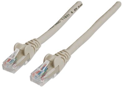 Intellinet 336741 Intellinet Patchkabel RJ45 U/UTP Cat6 20m Hebelschutz grau