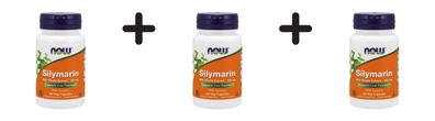 3 x Now Foods Silymarin 150 mg (60 caps) Unflavored