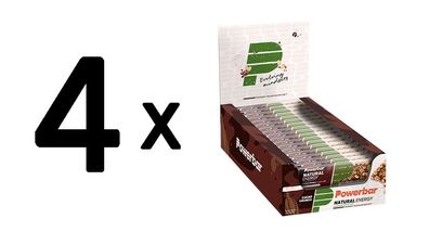 4 x Powerbar Natural Energy Cereal Bar + Magnesium (18x40g) Strawberry and Cranberry