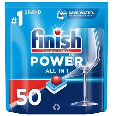 Finish Power All in 1 Spülmaschinentabs, 50 Stück