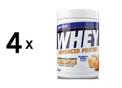 4 x Per4m Whey Advanced Protein (900g) Blueberry Muffin