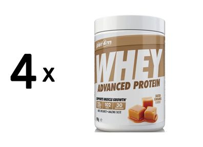 4 x Per4m Whey Advanced Protein (900g) Salted Caramel