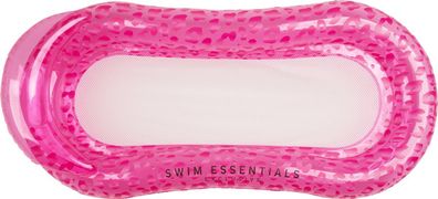 Swim Essentials Wasserhängematte Neon Leopard 155 x 75 x 15 cm