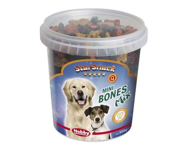 Nobby StarSnack "Mini Bones Mix"Dose 500 g Hund Dog Snack Leckerlie