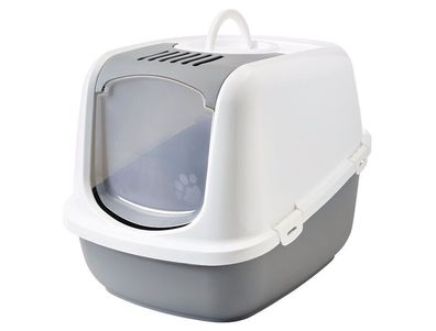 Nobby Katzentoilette NESTOR JUMBO grau 66,5 x 48,5 x 46,5 cm Katze Cat WC