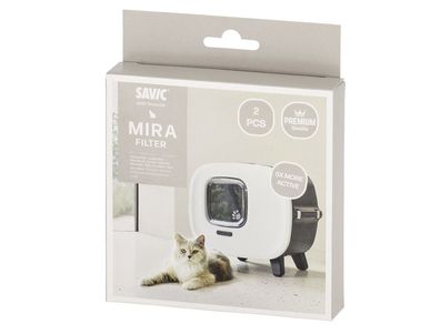 Nobby Filter fuer Katzentoilette MIRA 2 St., 12 x 12 cm WC Klo Katze Cat