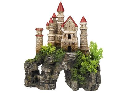 Nobby Aqua Ornaments "SCHLOSS" mit Pflanzen20,3 x 9,3 x 21,7 cm