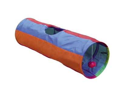 Nobby Katzentunnel Rainbow 25 x 86,5 cm Katze Cat Spieltunnel