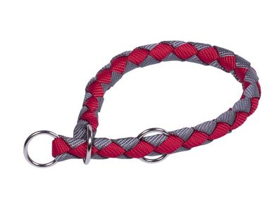 Nobby Würger Halsband Zug-Stopp-Halsband "Corda"rot/grau 43-51 cm; 18 mm