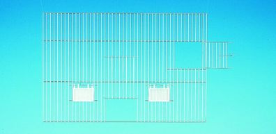 Nobby Vorsatzgitter AF, NKverzinkt 40 x 40 cm Vogel Käfig Gitter Voliere