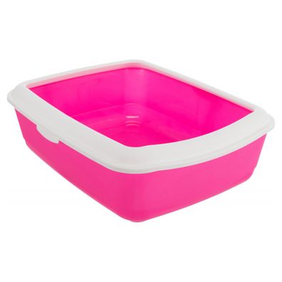 Trixie Katzentoilette Classic pink/weiß, WC Klo Cat