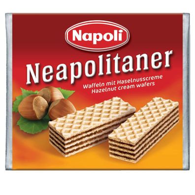 Napoli Neapolitaner knusprige Waffeln mit Haselnusscreme 65g