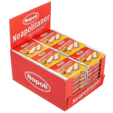 Napoli Neapolitaner Waffeln mit Haselnusscreme 65g 48er Pack