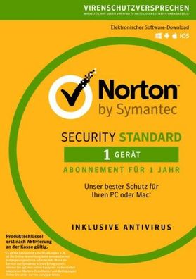 Norton Security Standard - 1 Gerät / PC - 1 Jahr