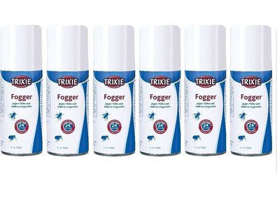 Sparset 6 x Trixie Fogger 100ml Flohbombe Ungeziefer-Sprühautomat Flöhe Zecken