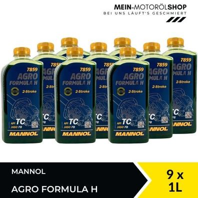 Mannol 7859 Agro Formula H 9x1 Liter