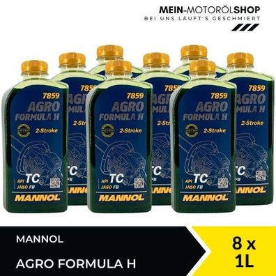 Mannol 7859 Agro Formula H 8x1 Liter