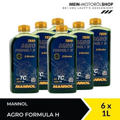 Mannol 7859 Agro Formula H 6x1 Liter