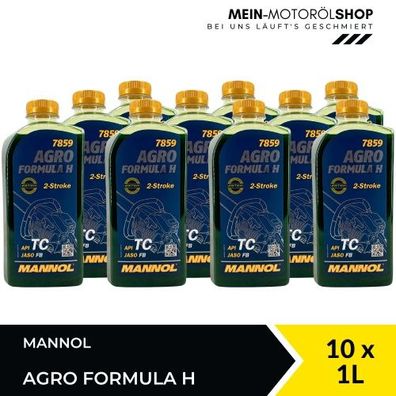 Mannol 7859 Agro Formula H 10x1 Liter