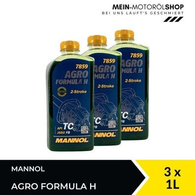 Mannol 7859 Agro Formula H 3x1 Liter