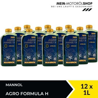 Mannol 7859 Agro Formula H 12x1 Liter