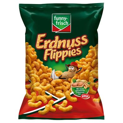 funny frisch Erdnuss Flippies aus gemahlenen Erdnüssen von Ültje 200g