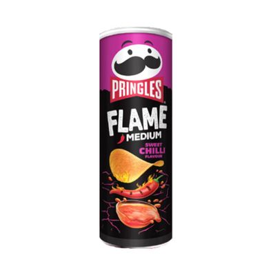 Pringles Flame Medium Sweet Chili Geschmack Stapelchips 160g