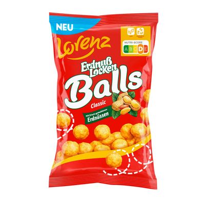 Lorenz Erdnußlocken Balls mit frisch gemahlenen Erdnüssen 130g