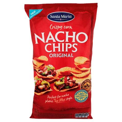 Santa Maria Nacho knusprige Maischips gesalzen Original 475g
