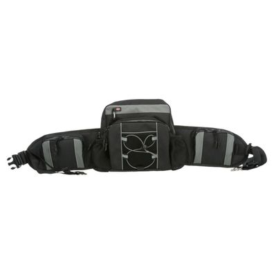 Trixie Hüfttasche Multi Belt schwarz/grau Hund Dog Snacktasch Jogging