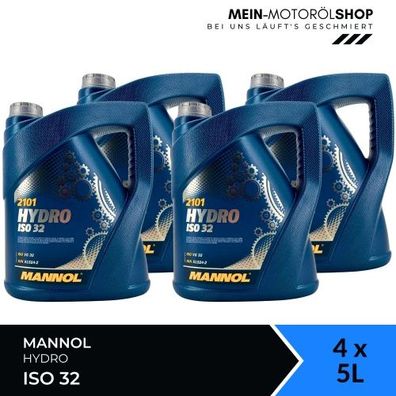 Mannol Hydro ISO 32 4x5 Liter