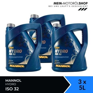 Mannol Hydro ISO 32 3x5 Liter