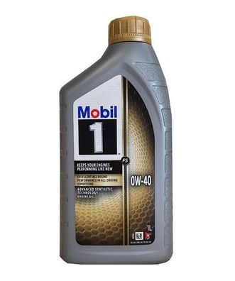 Mobil 1 FS 0W-40 Motoröl MB 229.3 229.5 Porsche A40 VW 50200 1x1 Liter