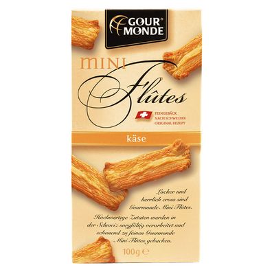 Gourmonde Mini-Flutes mit Käse