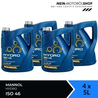 Mannol Hydro ISO 46 4x5 Liter