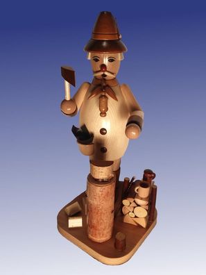 Räuchermann - Holzhacker, Original Erzgebirge