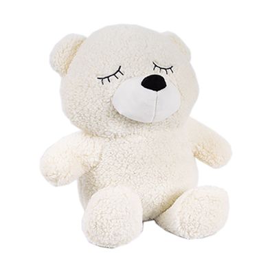 XL Türstopper Türhalter Türbremse Zuschlagbremse Teddy Creme H25cm