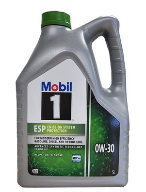 Mobil 1 ESP 0W-30 MB 229.52 229.51 229.31 C2/ C3, VW 50400 VW 50700 1x5 Liter