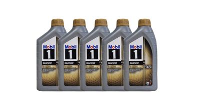 Mobil 1 FS (ersetzt NEW LIFE) 0W-40 5x1 Liter Motoröl Mercedes VW Porsche