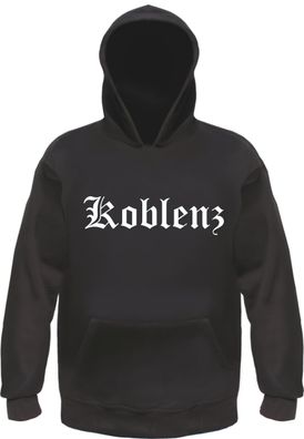 Koblenz Kapuzensweatshirt - Altdeutsch bedruckt - Hoodie Kapuzenpullover