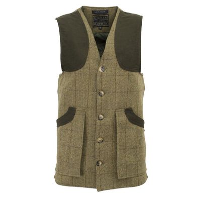 Tweed Weste Derby Winston Herren light sage